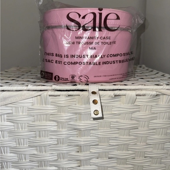 Saie Pink Vanity Bag - Picture 2 of 3